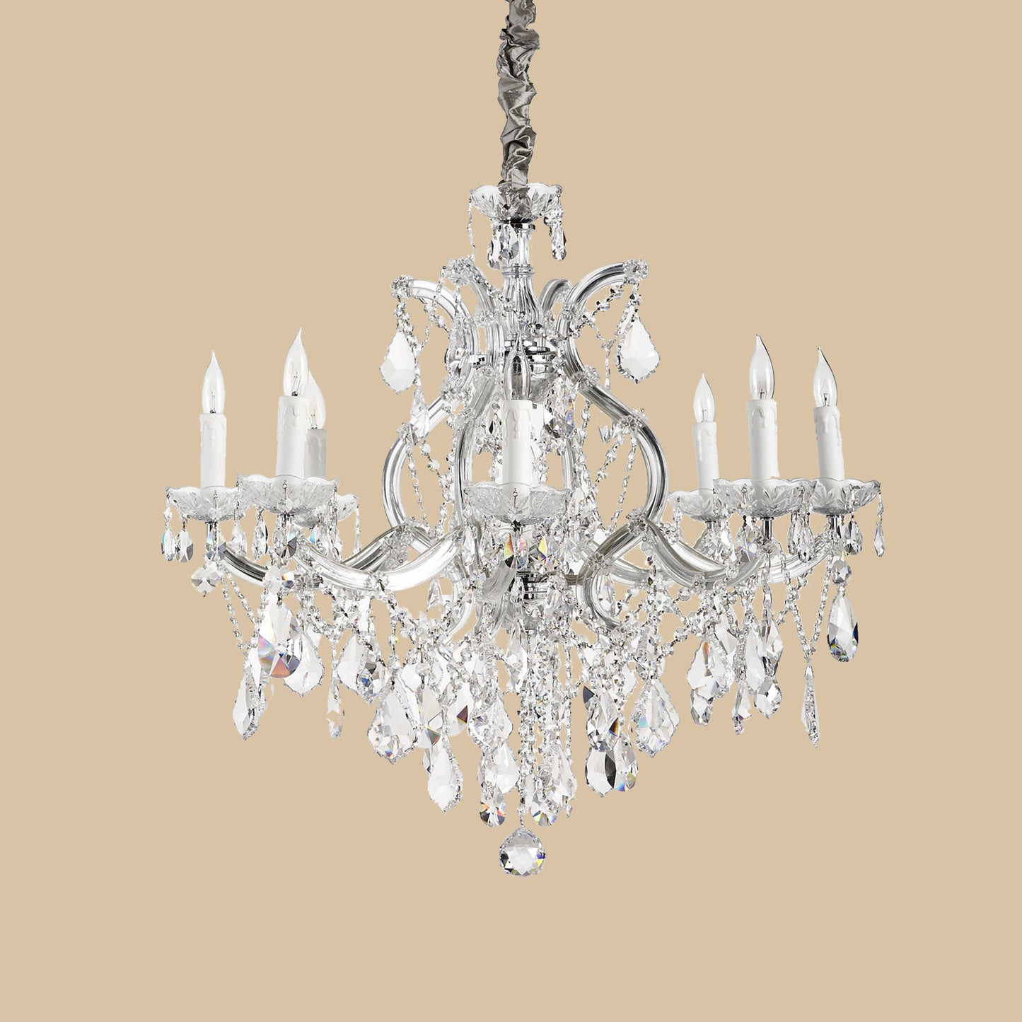 Crystal Glass Chandelier