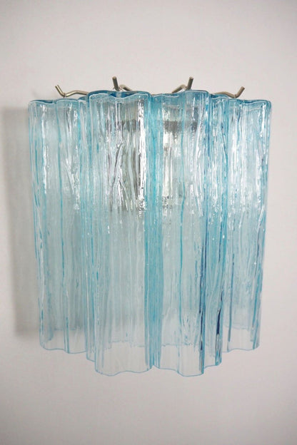 Blue Art Glass Tube Wall lamp - view 5 | vexalamps