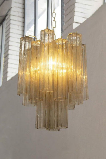 Italian glass suspension lamp - view 3 | vexalamps