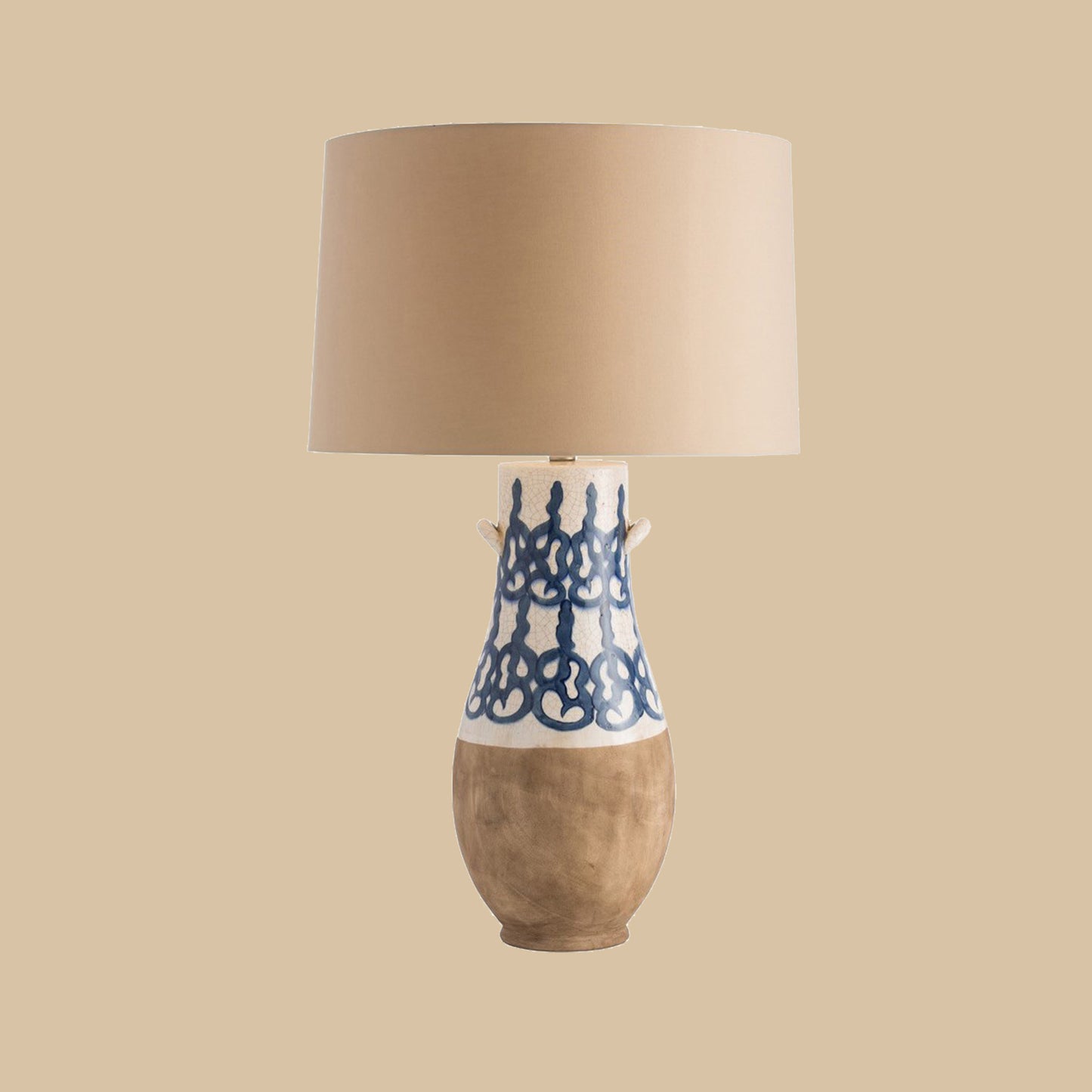 Blue & White Ceramic Table Lamp