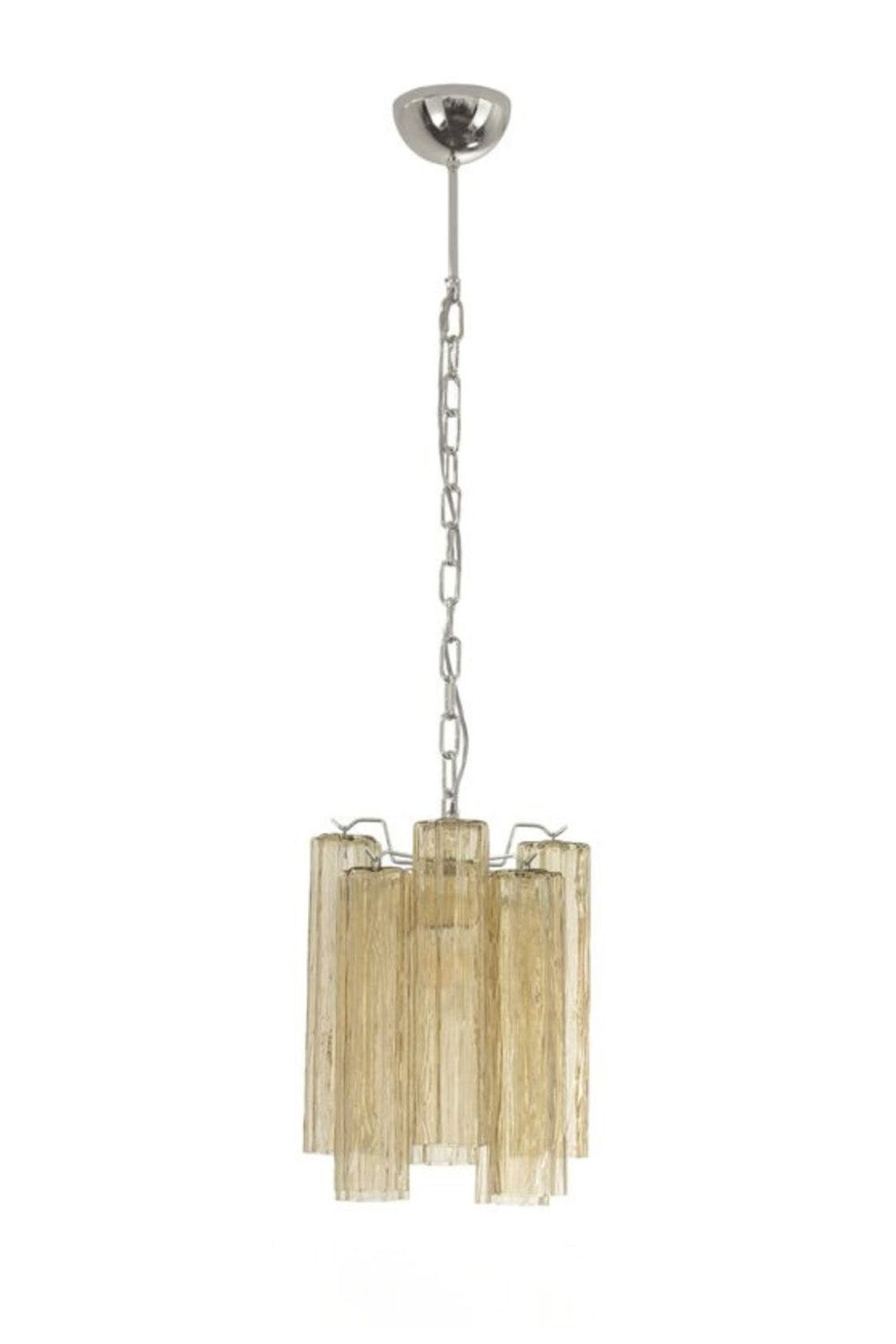 Italian Amber Art Tronchi Glass Pendant Light | vexalamps