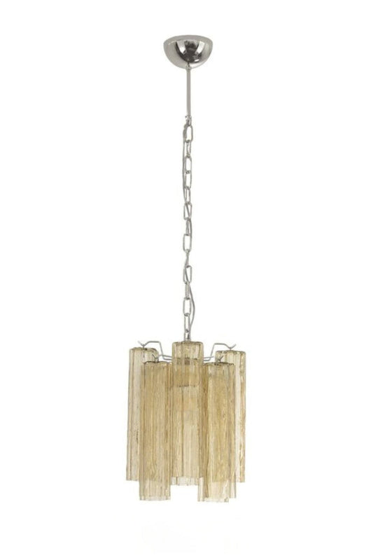Italian Amber Art Tronchi Glass Pendant Light | vexalamps