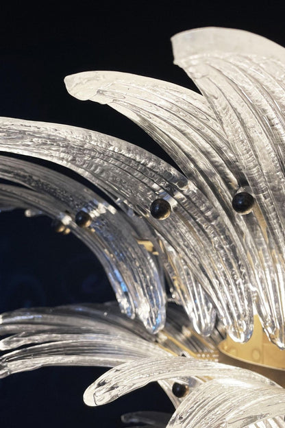 Italian Art Three-Tiered Palmette Chandelier - view 18 | vexalamps