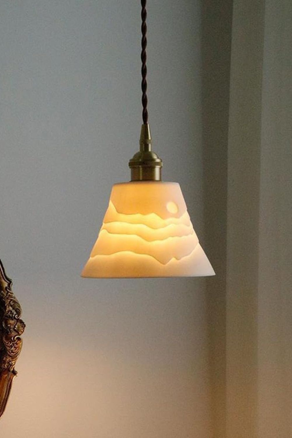 Mountains Shadow Ceramic Pendant Lamp - vexalamps