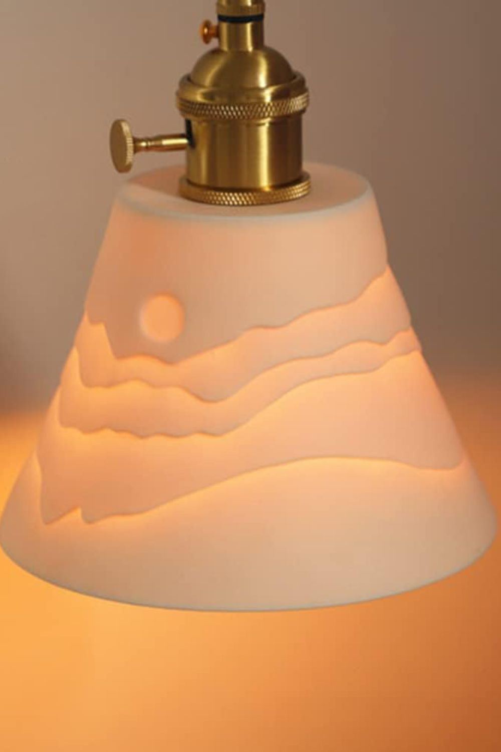 Mountains Shadow Ceramic Pendant Lamp - vexalamps