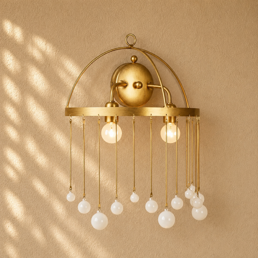 Aubray 2-Light Wall Sconce - Brass