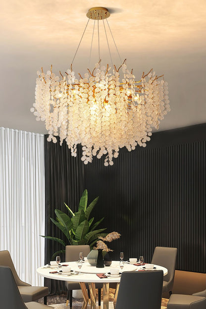 Shiro Noda Crystal Chandeliers - vexalamps