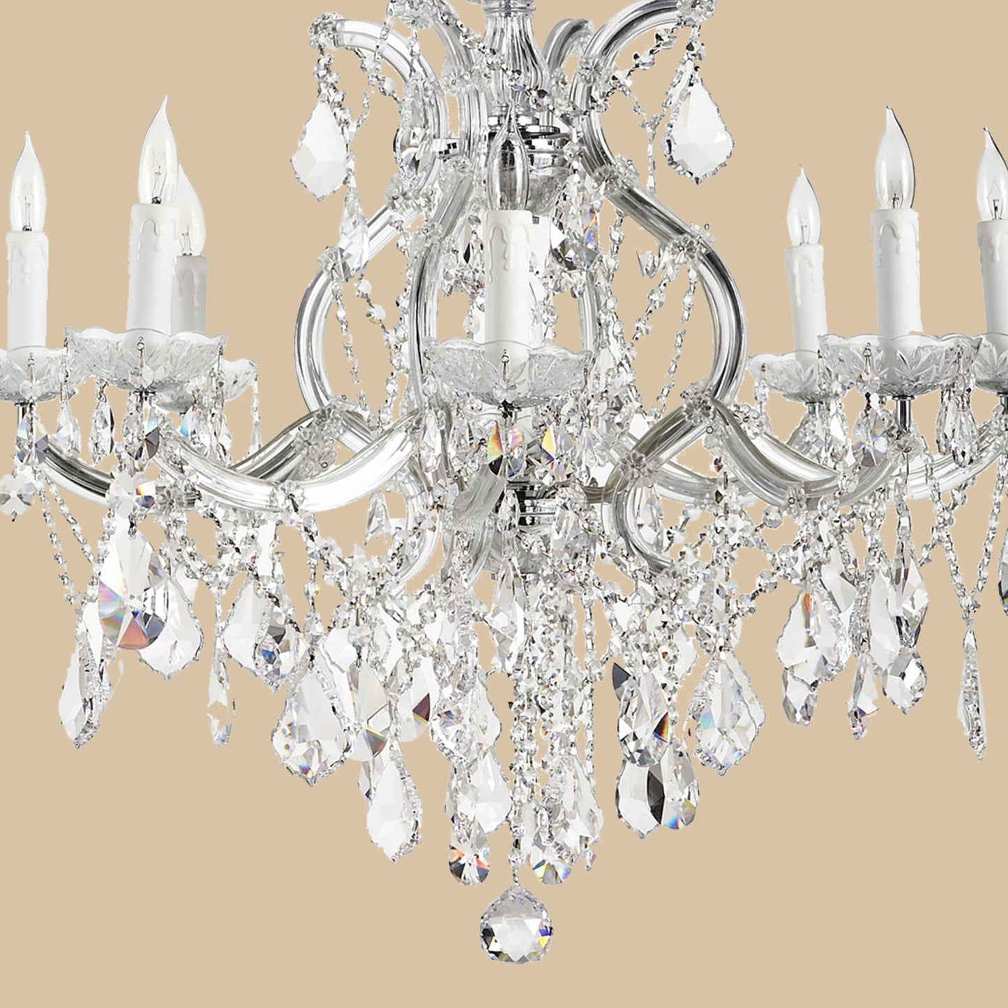 Crystal Glass Chandelier