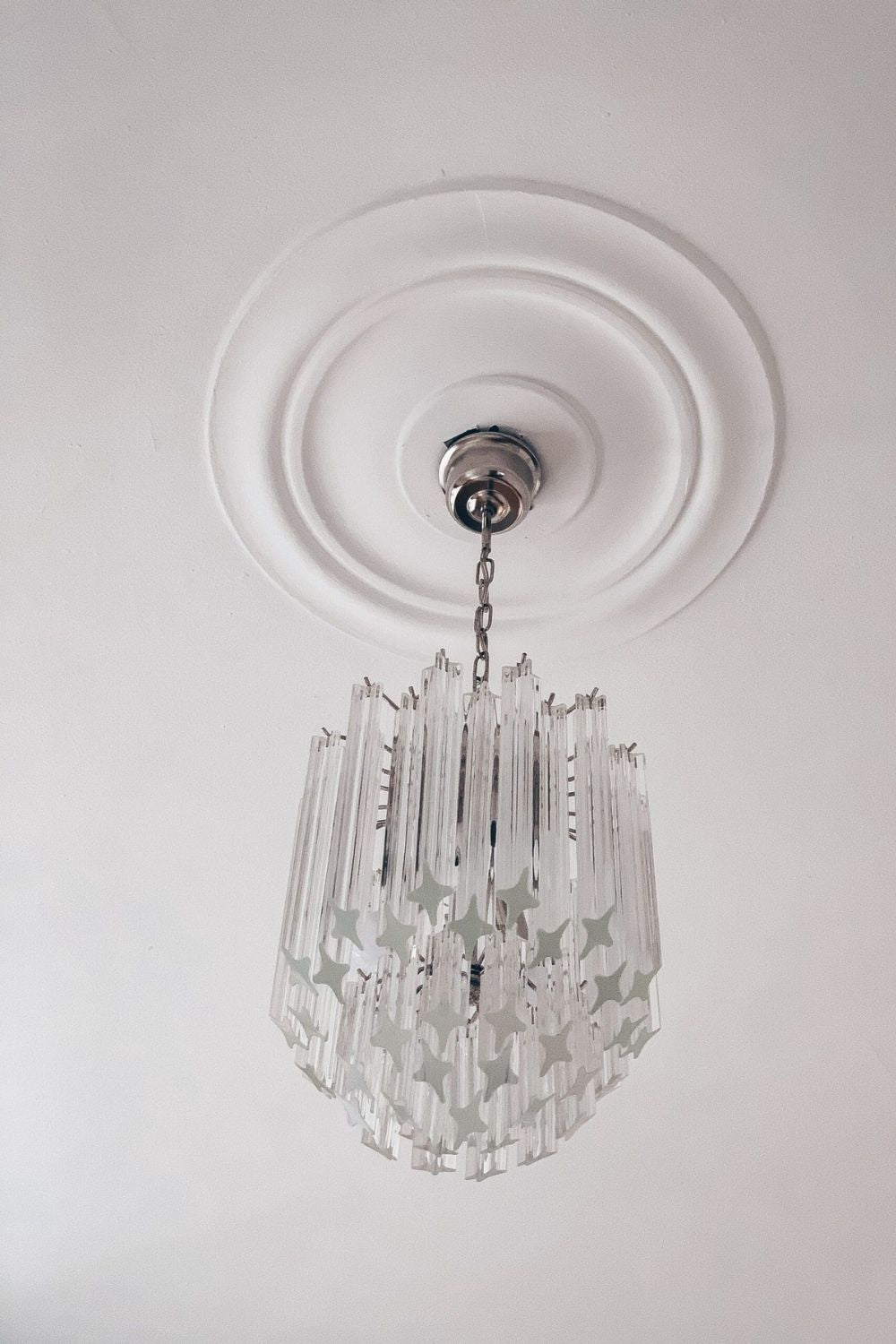 Art Quadriedri Glass Chandelier - view 6 | vexalamps