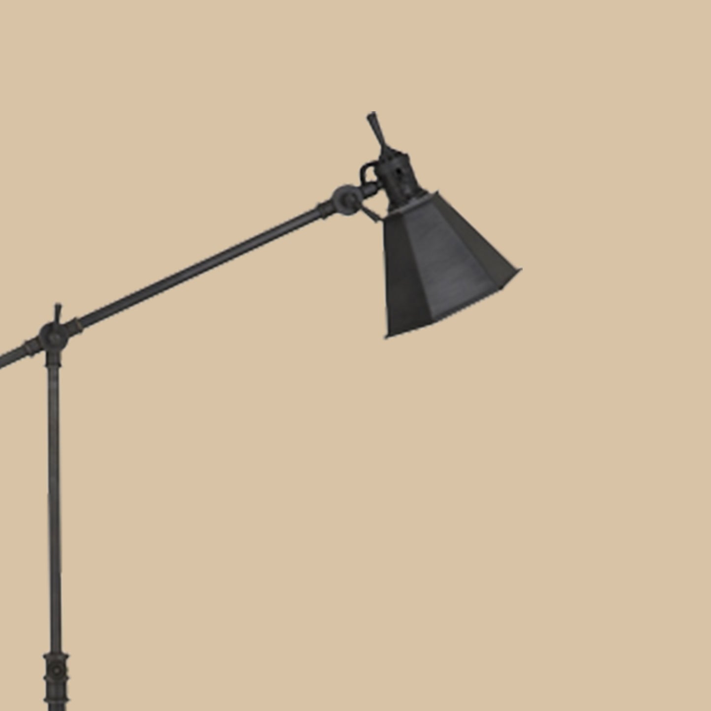 Industrial Adjustable Floor Lamp