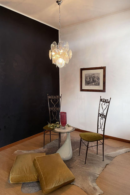 Iridescent Mid-Century Modern Art Chandelier - view 5 | vexalamps