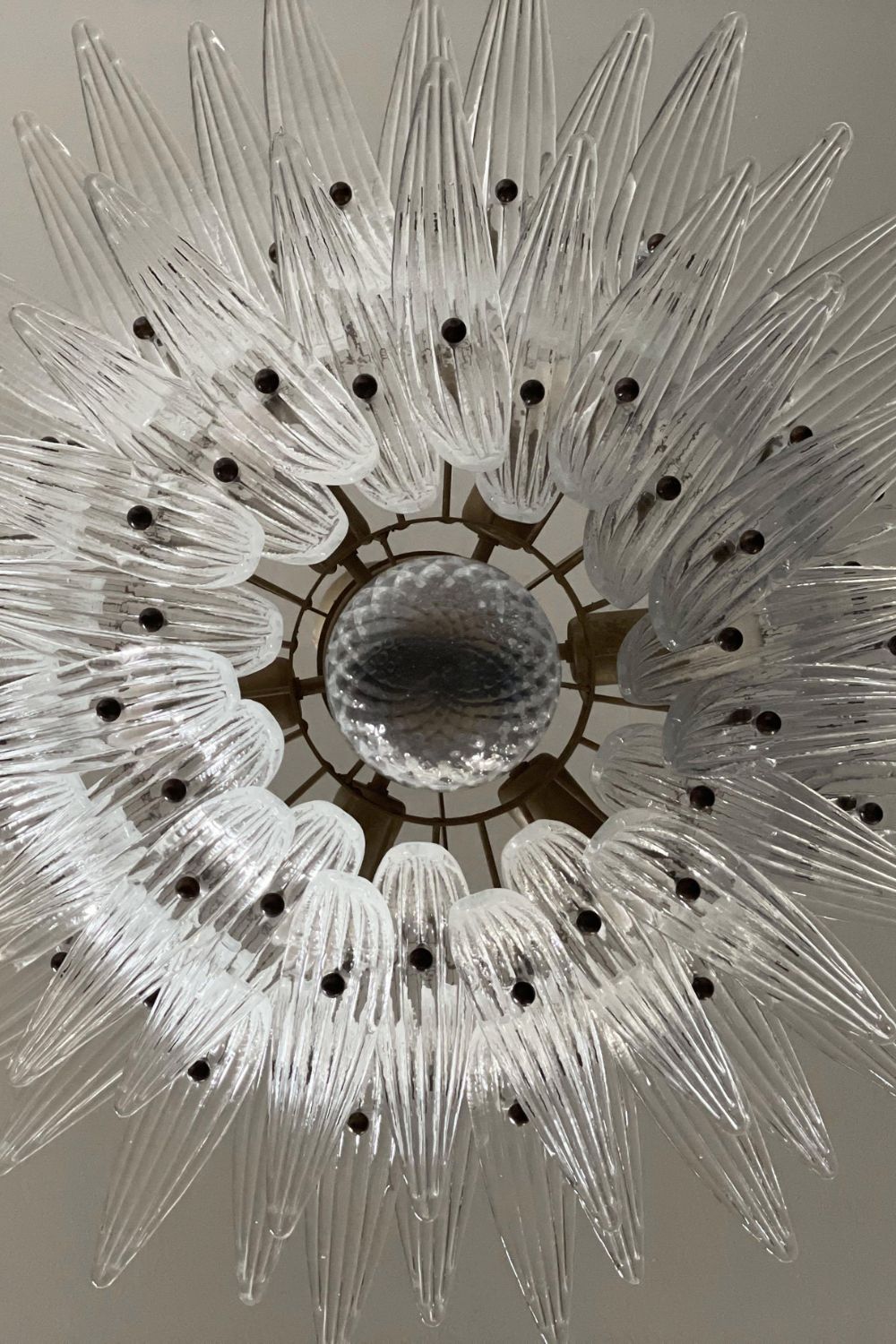 Original Art Palmette Crystal Chandelier - view 15 | vexalamps