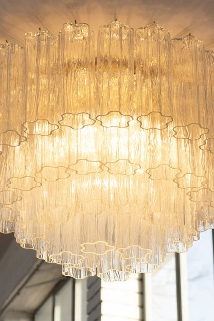 Clear Art Glass Tronchi Ceiling Light - view 7 | vexalamps