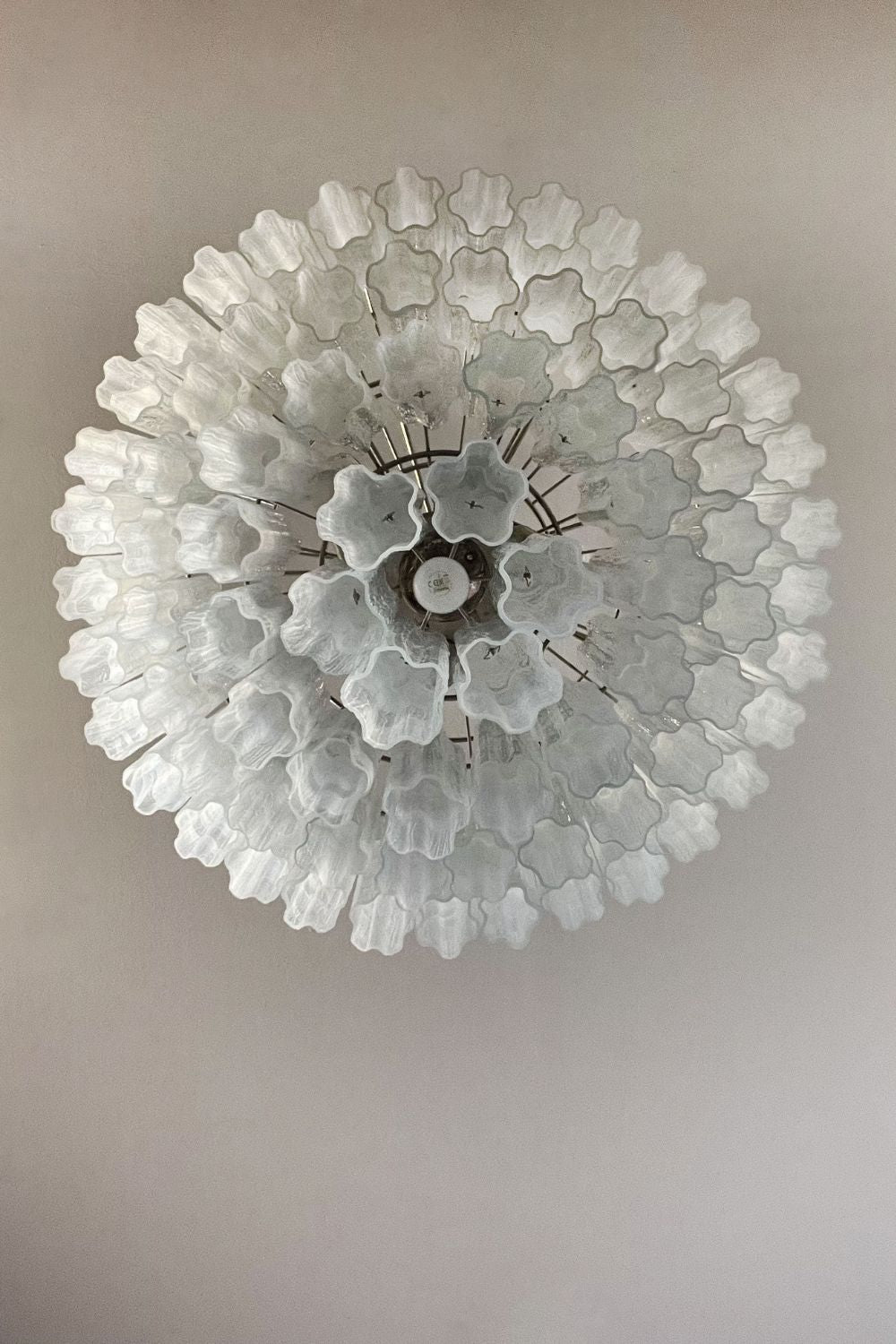 Art White Glass Tube Chandelier – 78 Pieces - view 14 | vexalamps