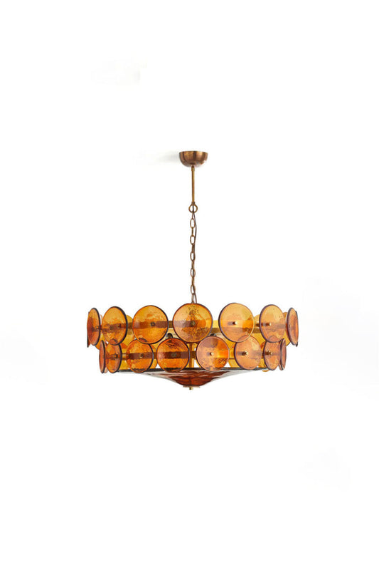 Italian Art glass Lorenzo chandelier | vexalamps