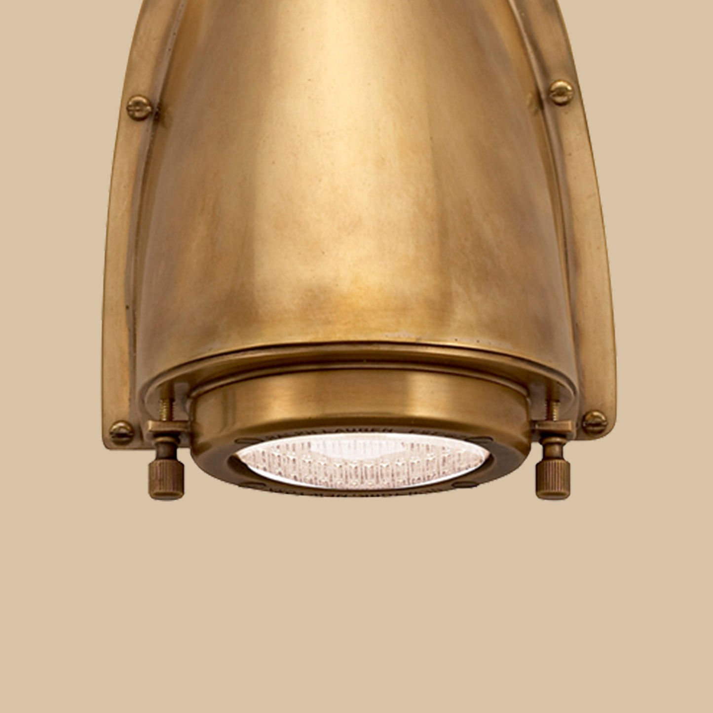 Modern Brass Outdoor Wall Light
