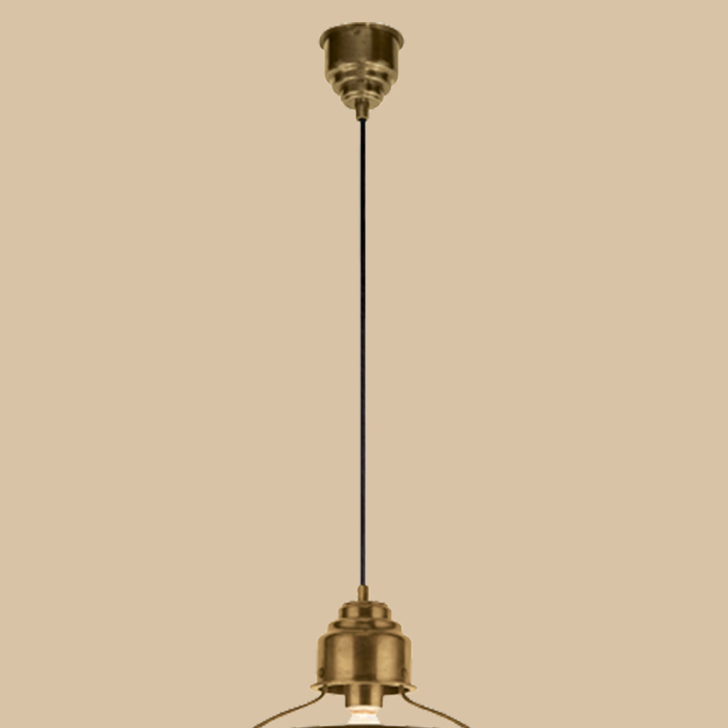 Brass Dome Pendant Light