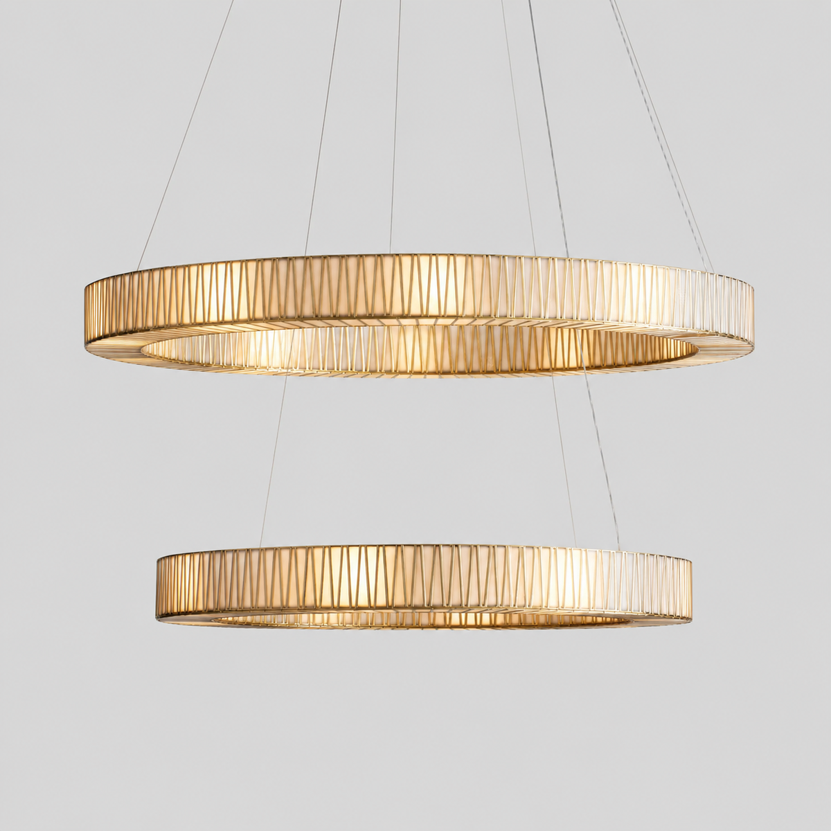 Jeunet 2-Tier Round Chandelie