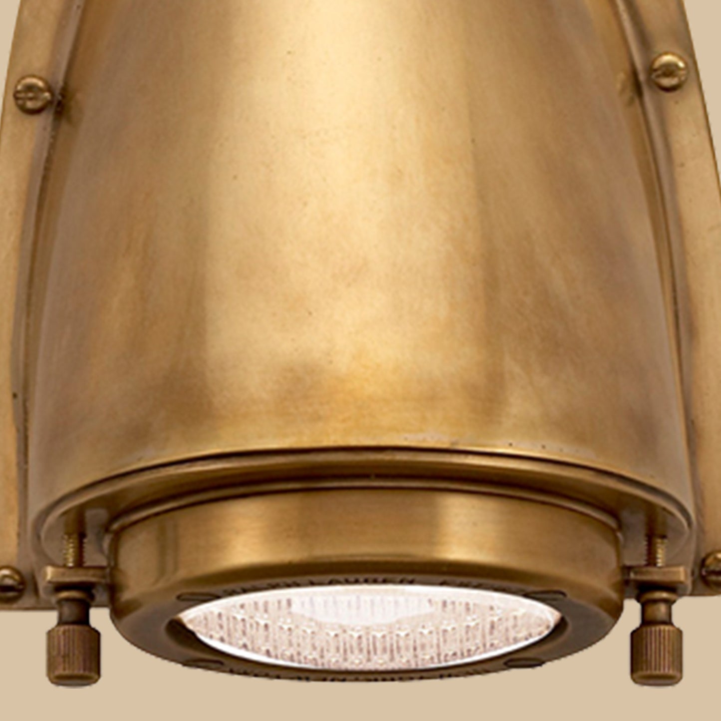 Modern Brass Outdoor Wall Light