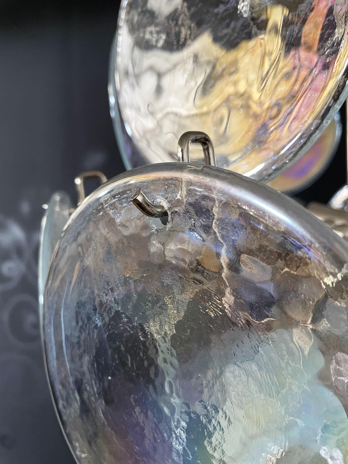 Iridescent Mid-Century Modern Art Chandelier - view 17 | vexalamps