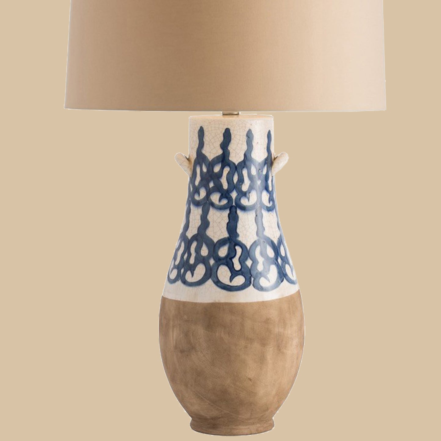 Blue & White Ceramic Table Lamp
