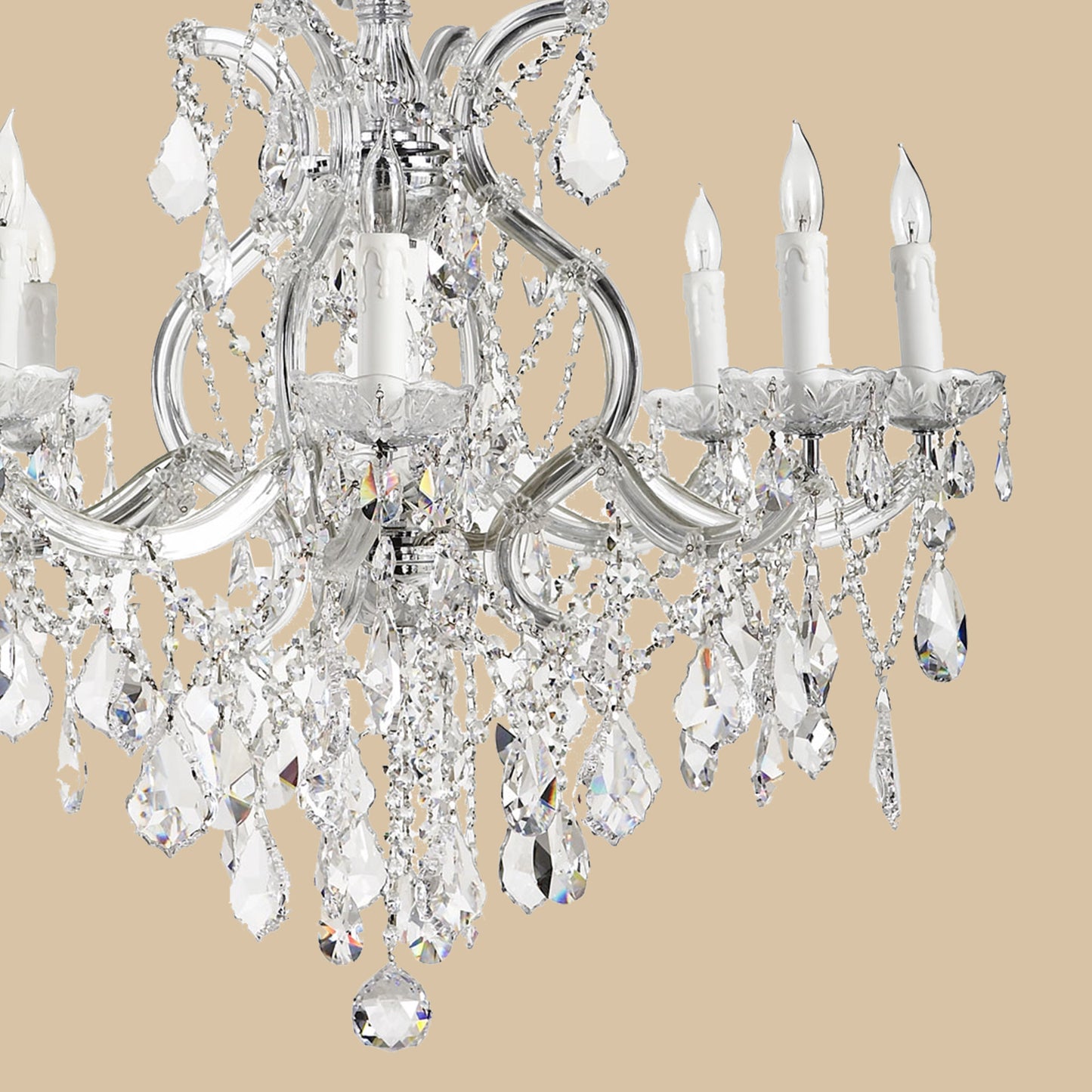 Crystal Glass Chandelier