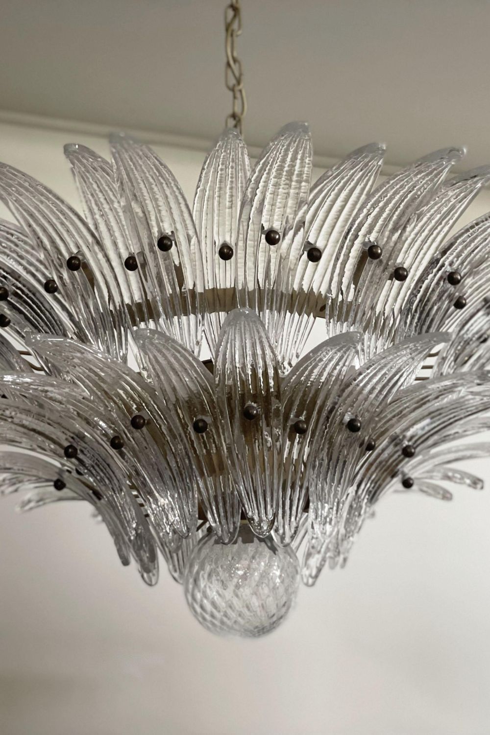 Original Art Palmette Crystal Chandelier - view 12 | vexalamps