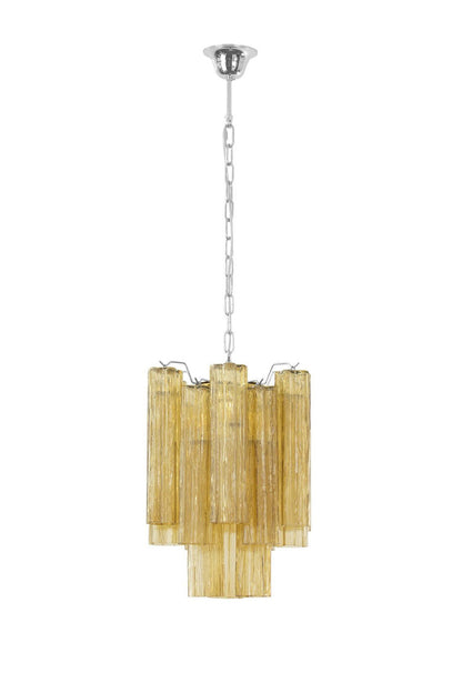 Italian Smoked Art Glass Pendant Light | vexalamps