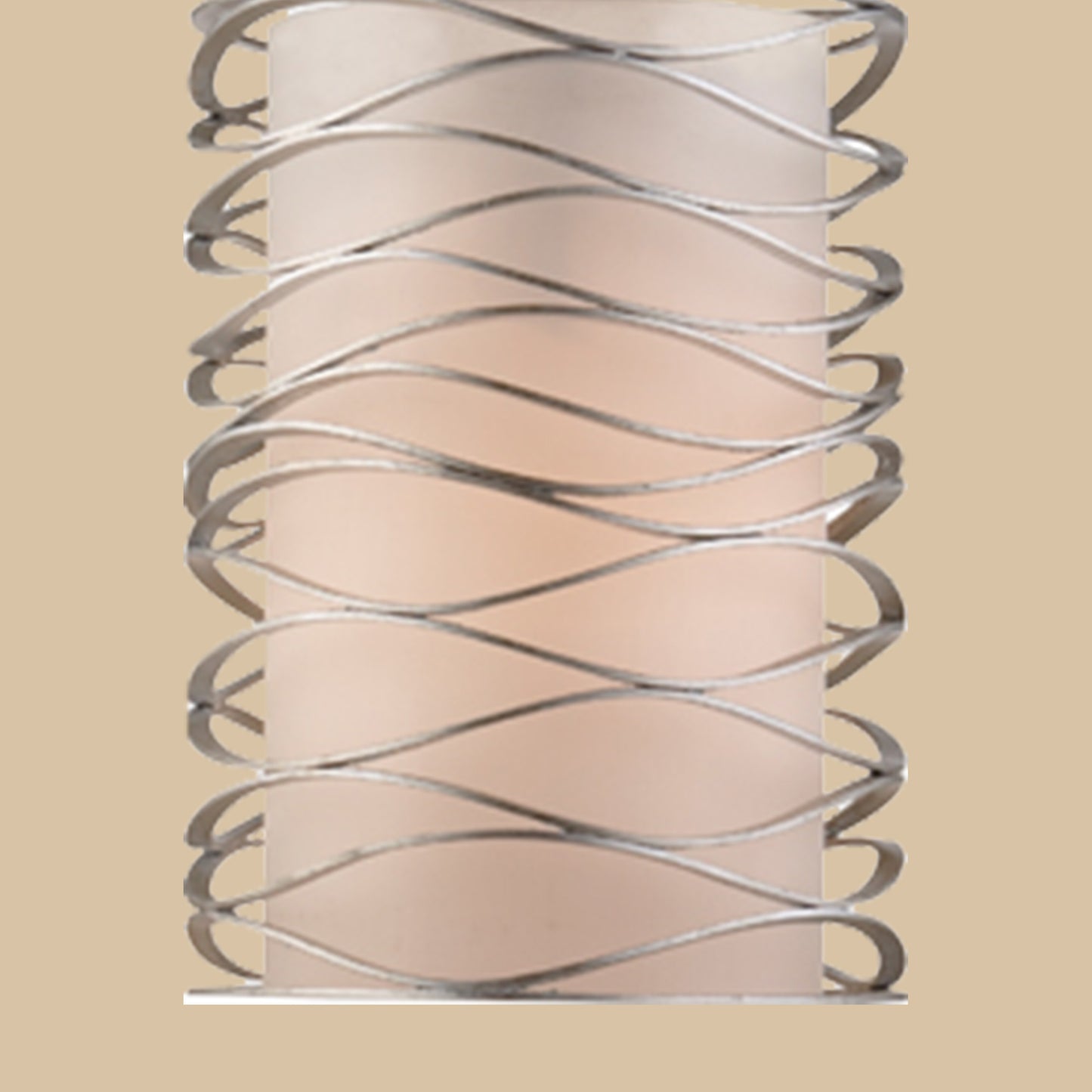Modern Spiral Drum Pendant Light
