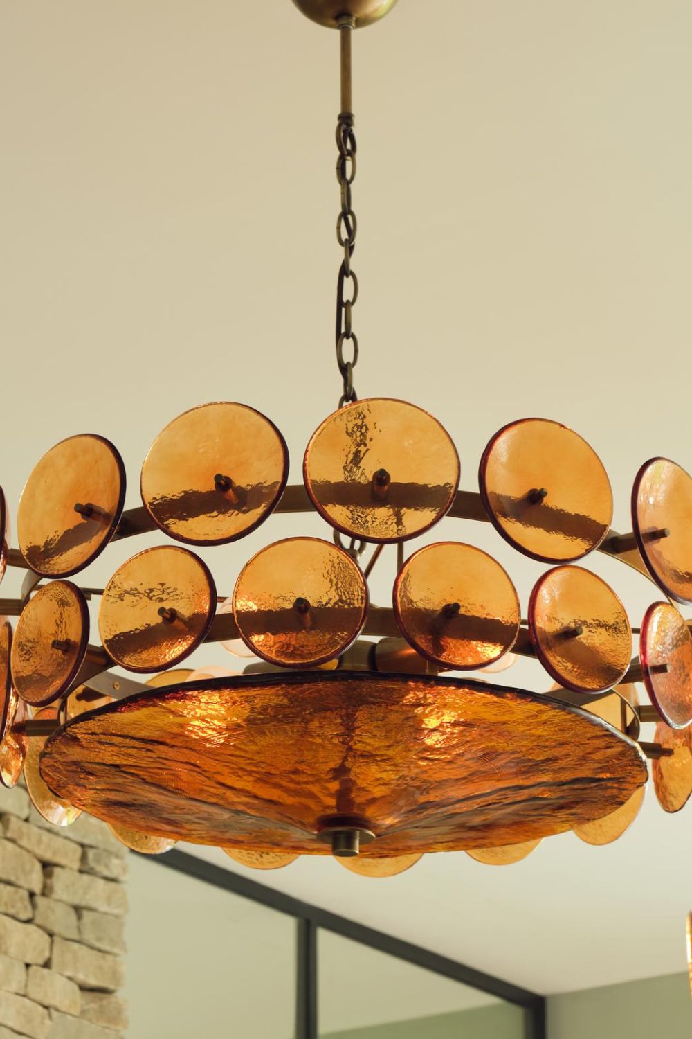 Italian Art glass Lorenzo chandelier - view 13 | vexalamps