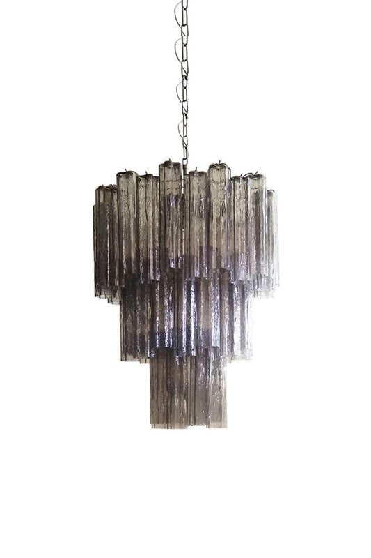 Smoked three-tier Art chandelier | vexalamps