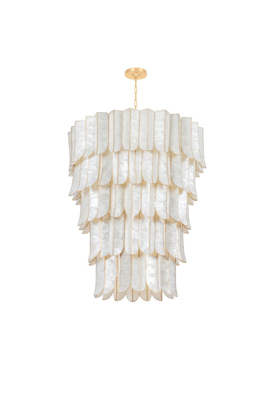French Retro Shell Chandelier | vexalamps