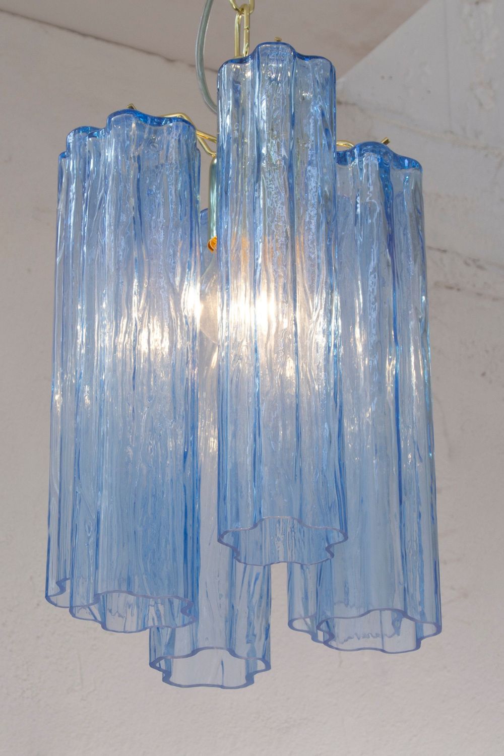 Blue Art Tronchi Pendant Light - view 4 | vexalamps