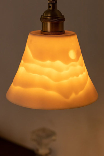 Mountains Shadow Ceramic Pendant Lamp - vexalamps