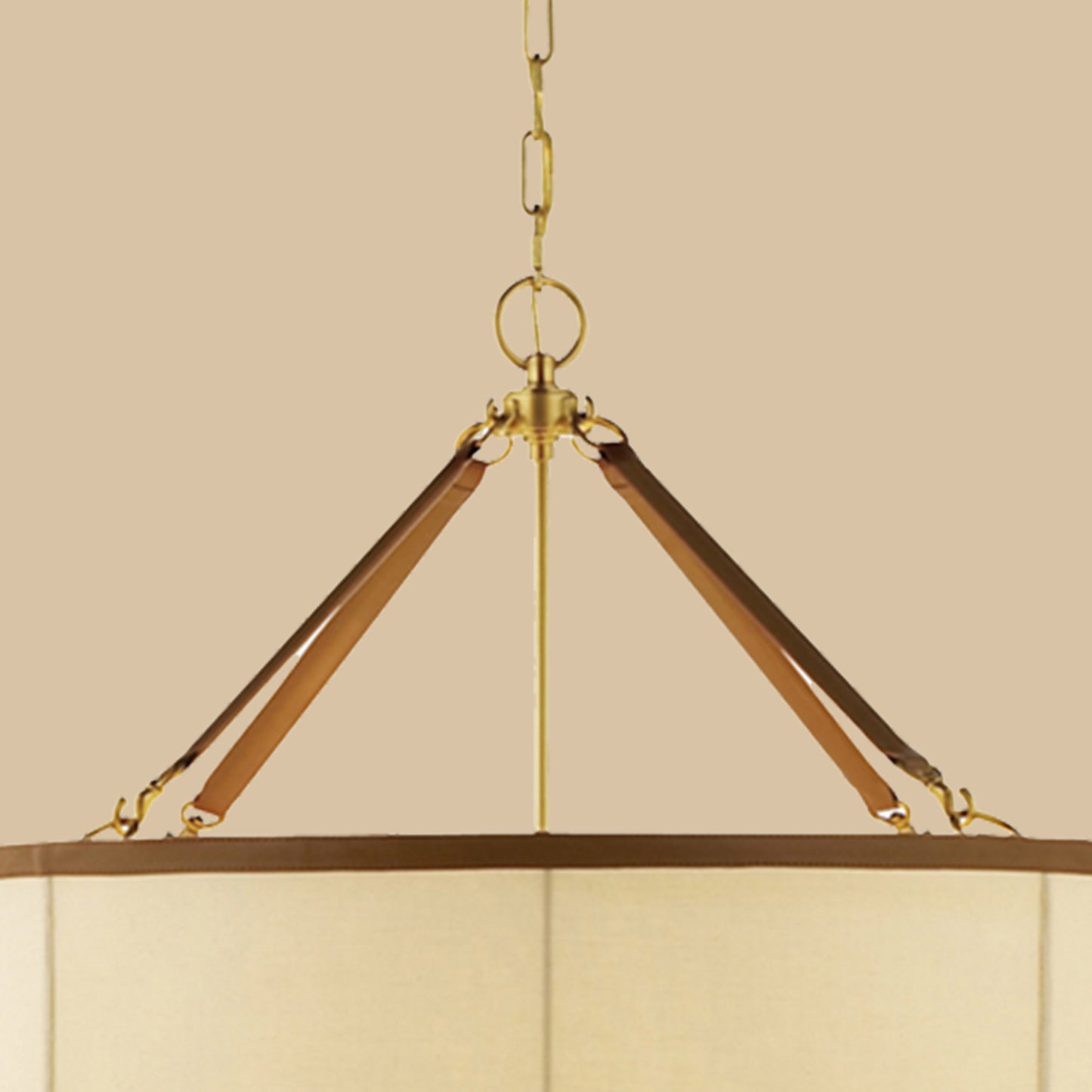 Fabric Drum Pendant Chandelier