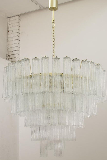 1990s Tronchi Art Glass Cascade Chandelier - view 4 | vexalamps