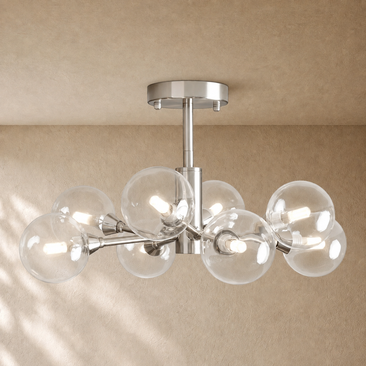 Apollos Flush Mount - 20’’ / Nickel