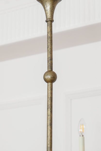 Rustic Vintage Cecil Chandelier - view 21 | vexalamps