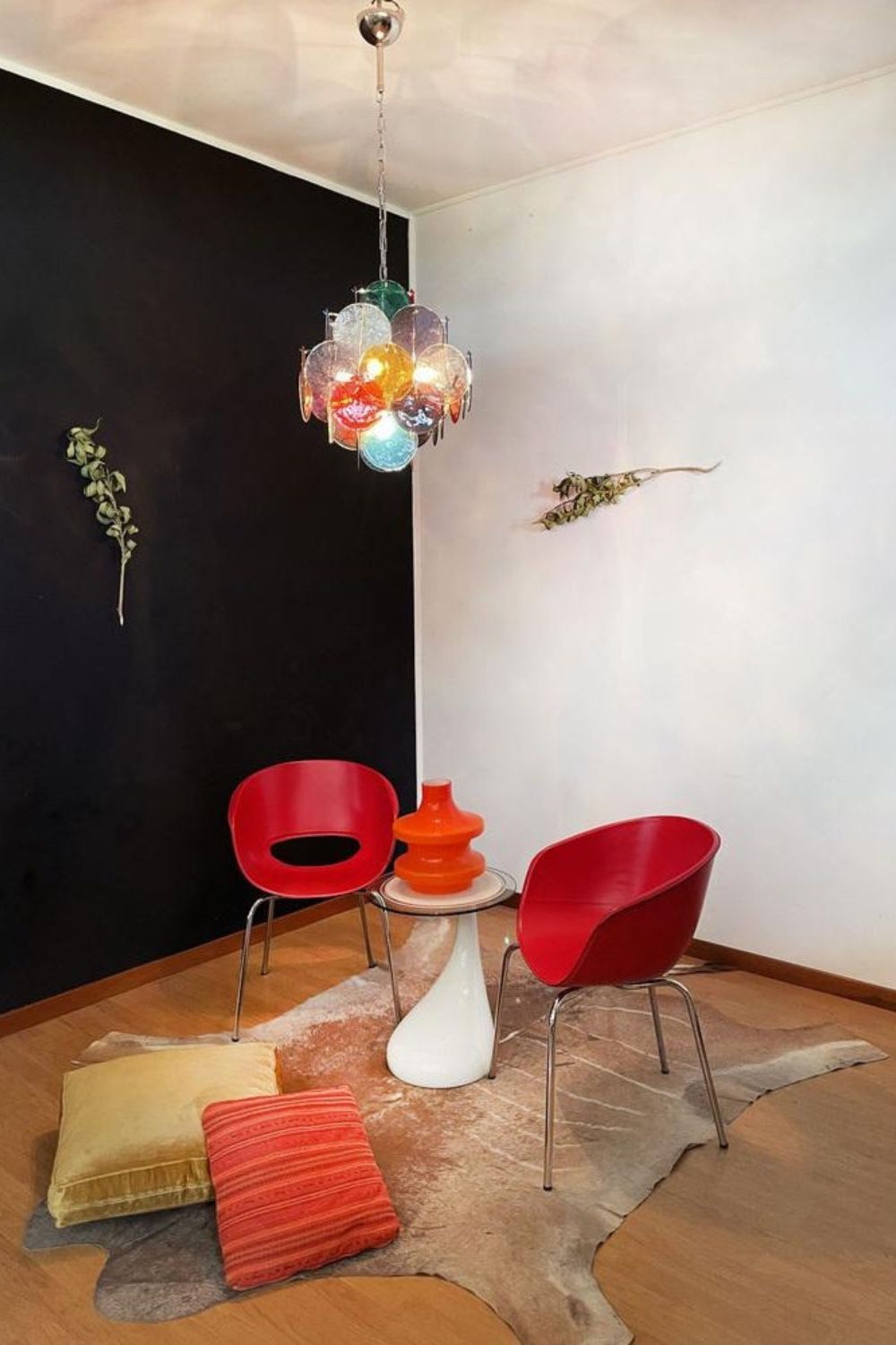Art Glass Disc Pendant Light - view 7 | vexalamps