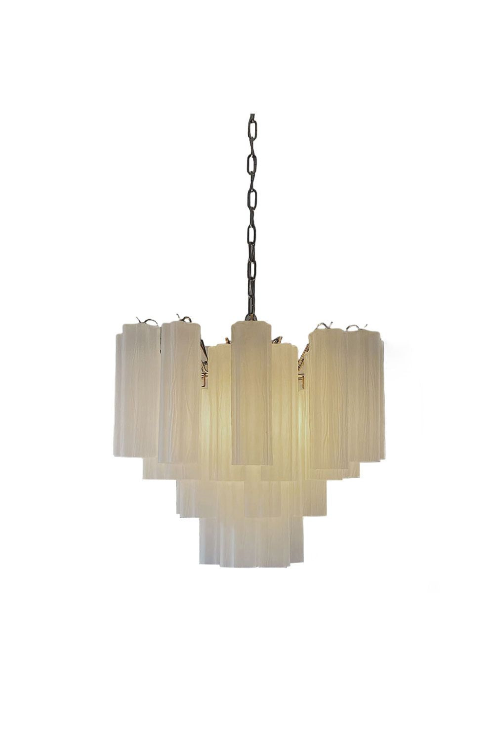 Art Opal Tube  Chandelier - 36 tubes | vexalamps