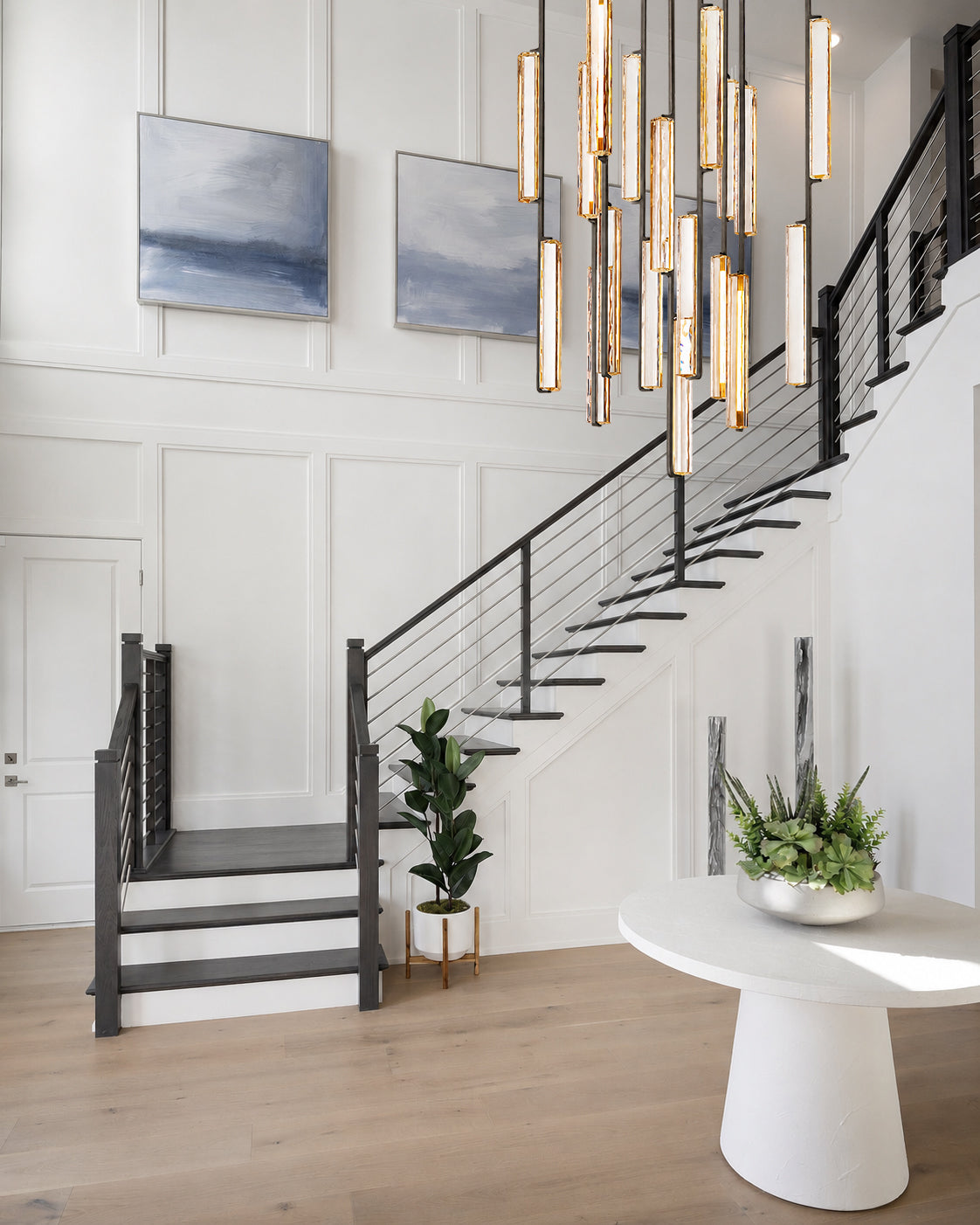 Audocon Crystal Round Chandelier