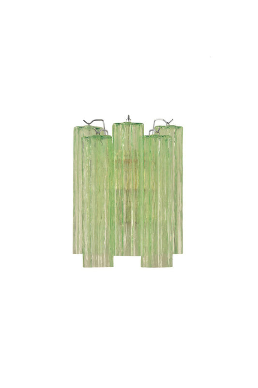Bright Green Art Glass Wall Lamp | vexalamps