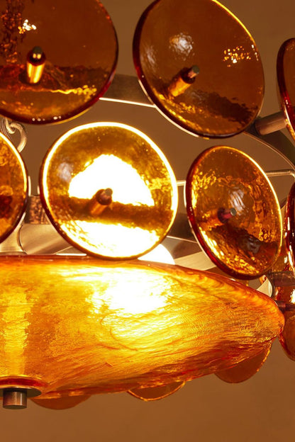 Italian Art glass Lorenzo chandelier - view 18 | vexalamps