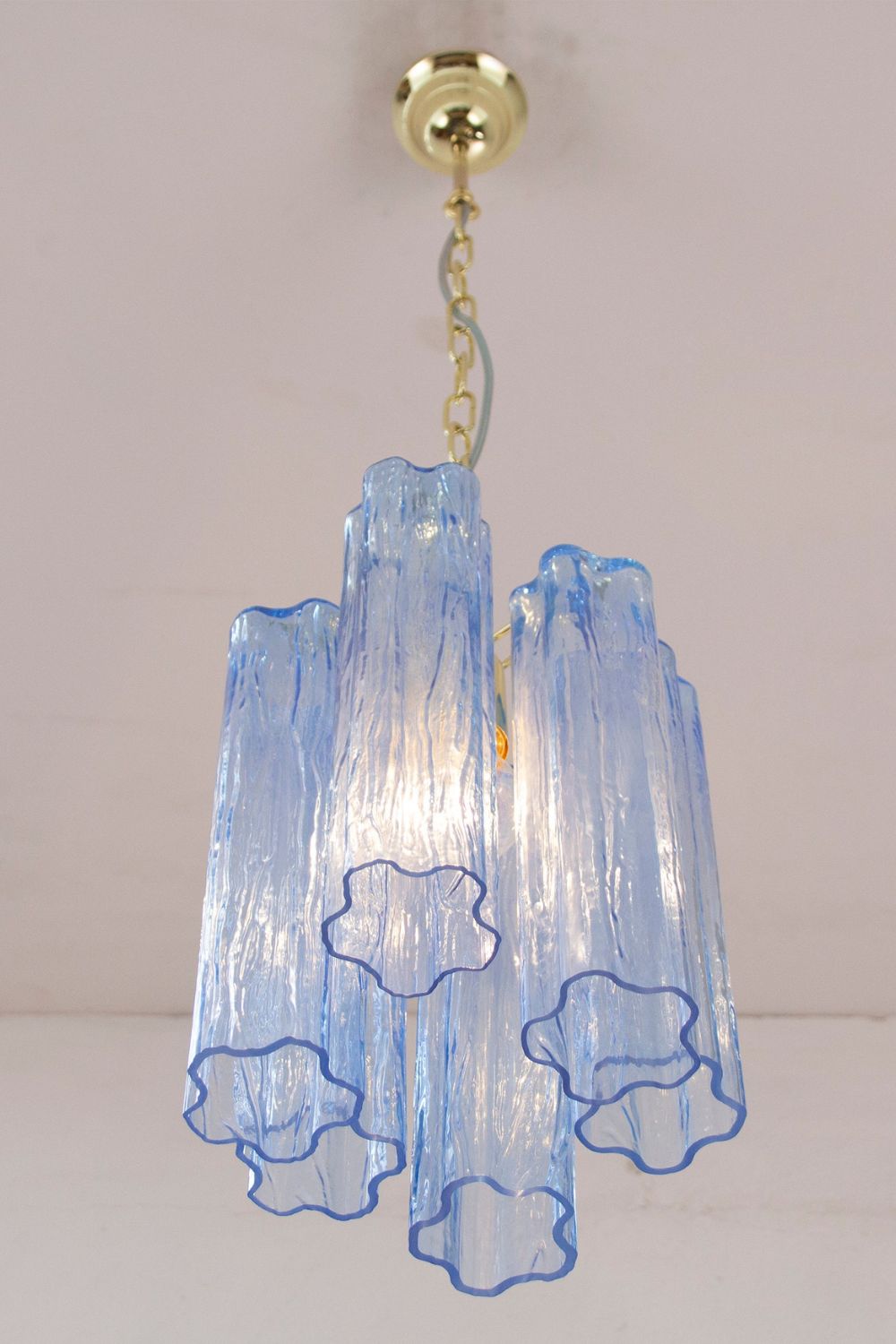 Blue Art Tronchi Pendant Light - view 3 | vexalamps