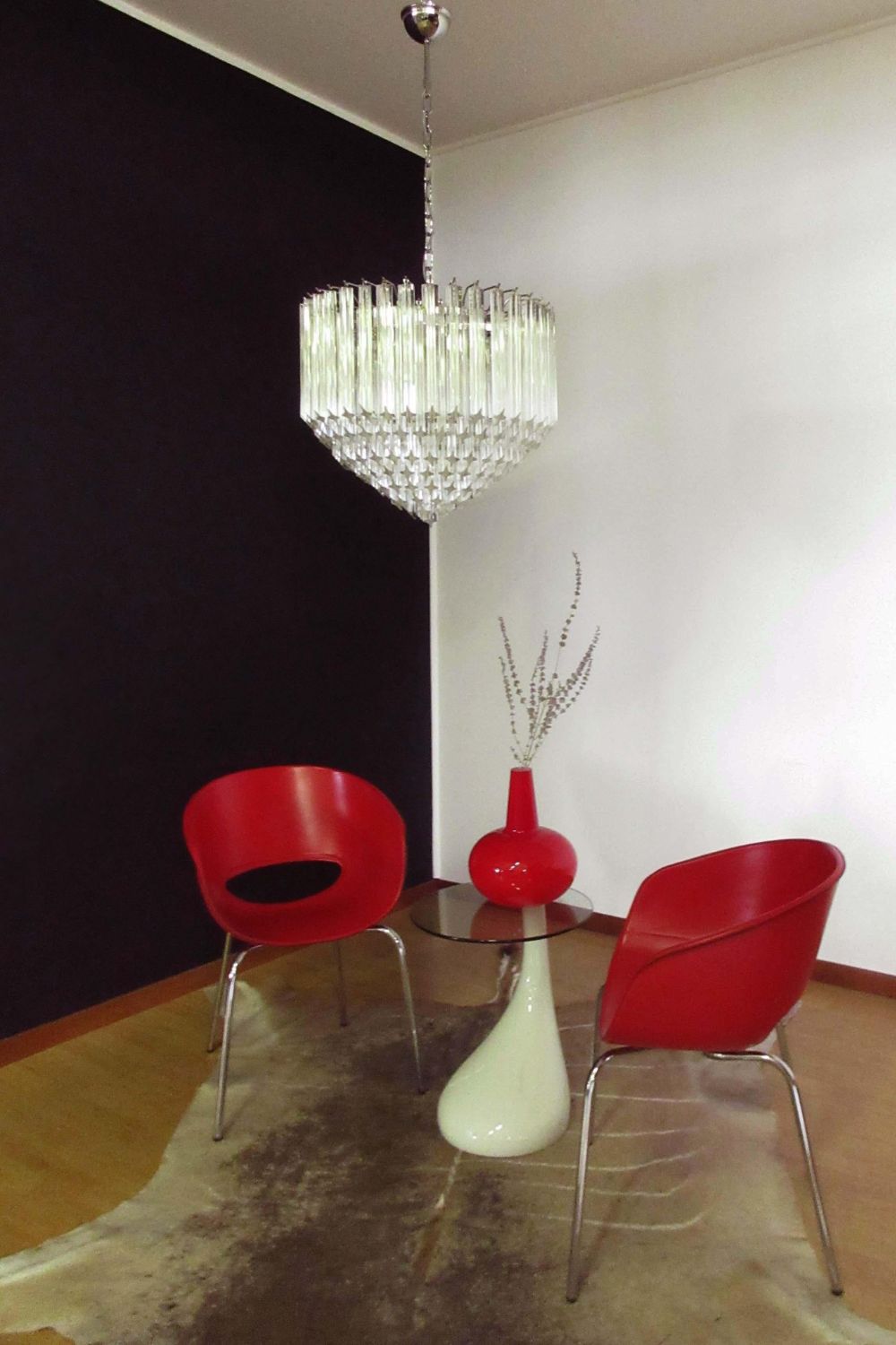 Contemporary Art Quadriedri Prism Chandelier - view 5 | vexalamps