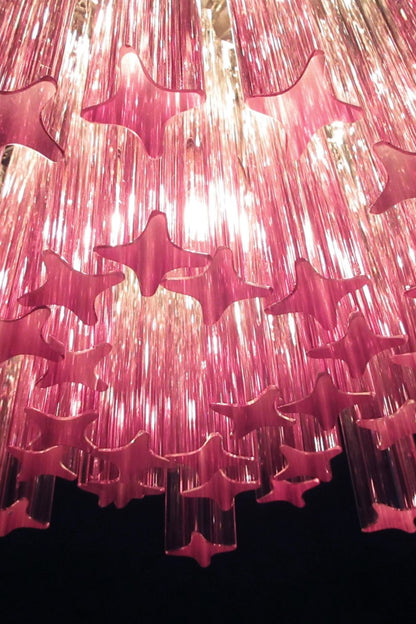 Amethyst Art Glass Prism Chandelier - view 13 | vexalamps