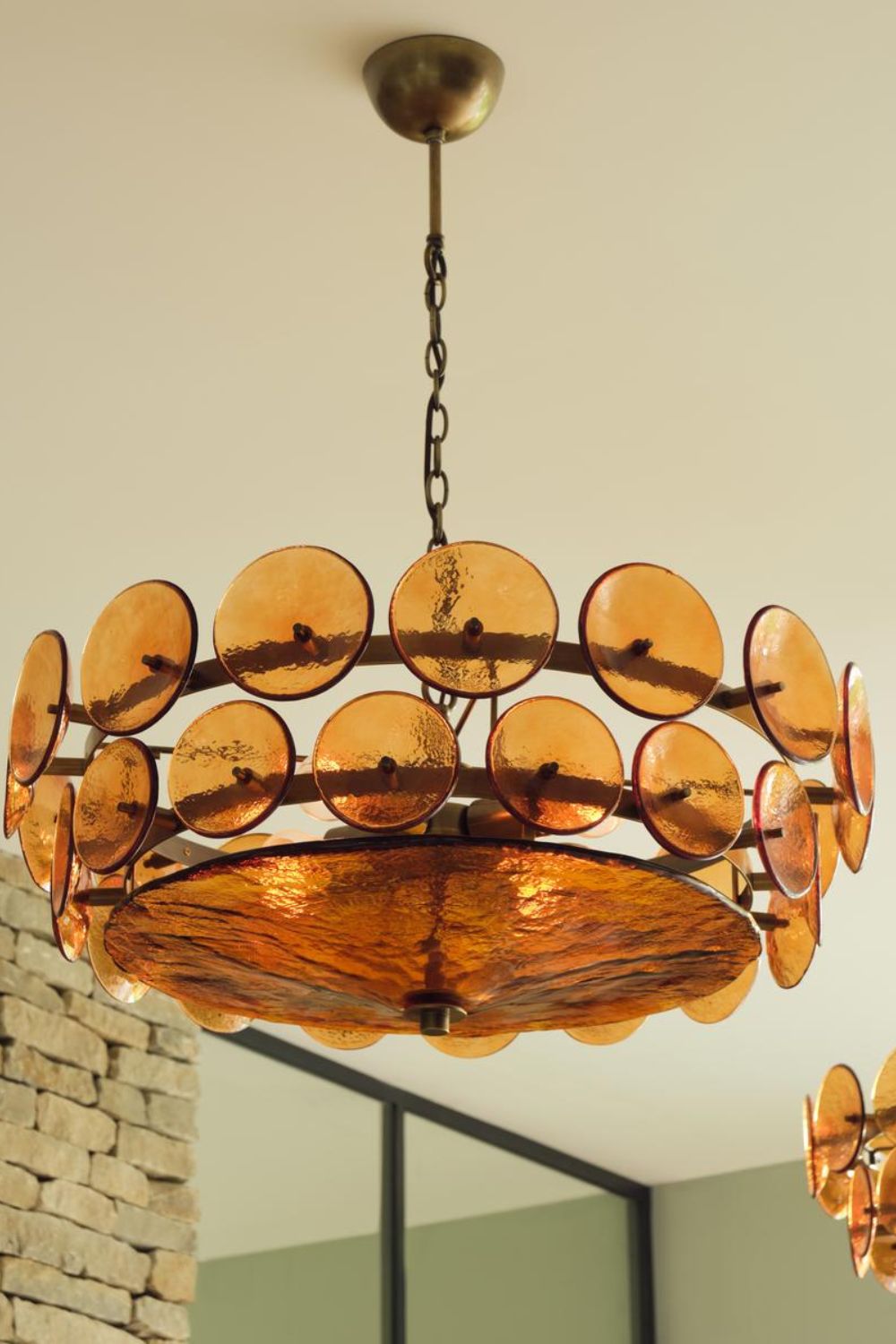Italian Art glass Lorenzo chandelier - view 8 | vexalamps