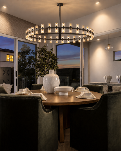 Arcuphoe Led Round Chandelier