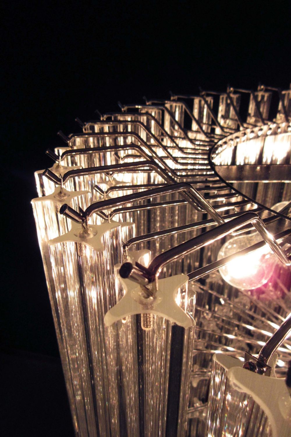 Contemporary Art Quadriedri Prism Chandelier - view 12 | vexalamps