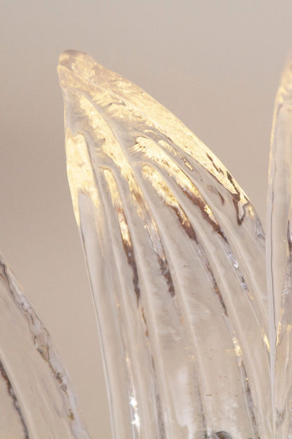 Italian Art Glass Palm Leaf Chandelier - view 12 | vexalamps
